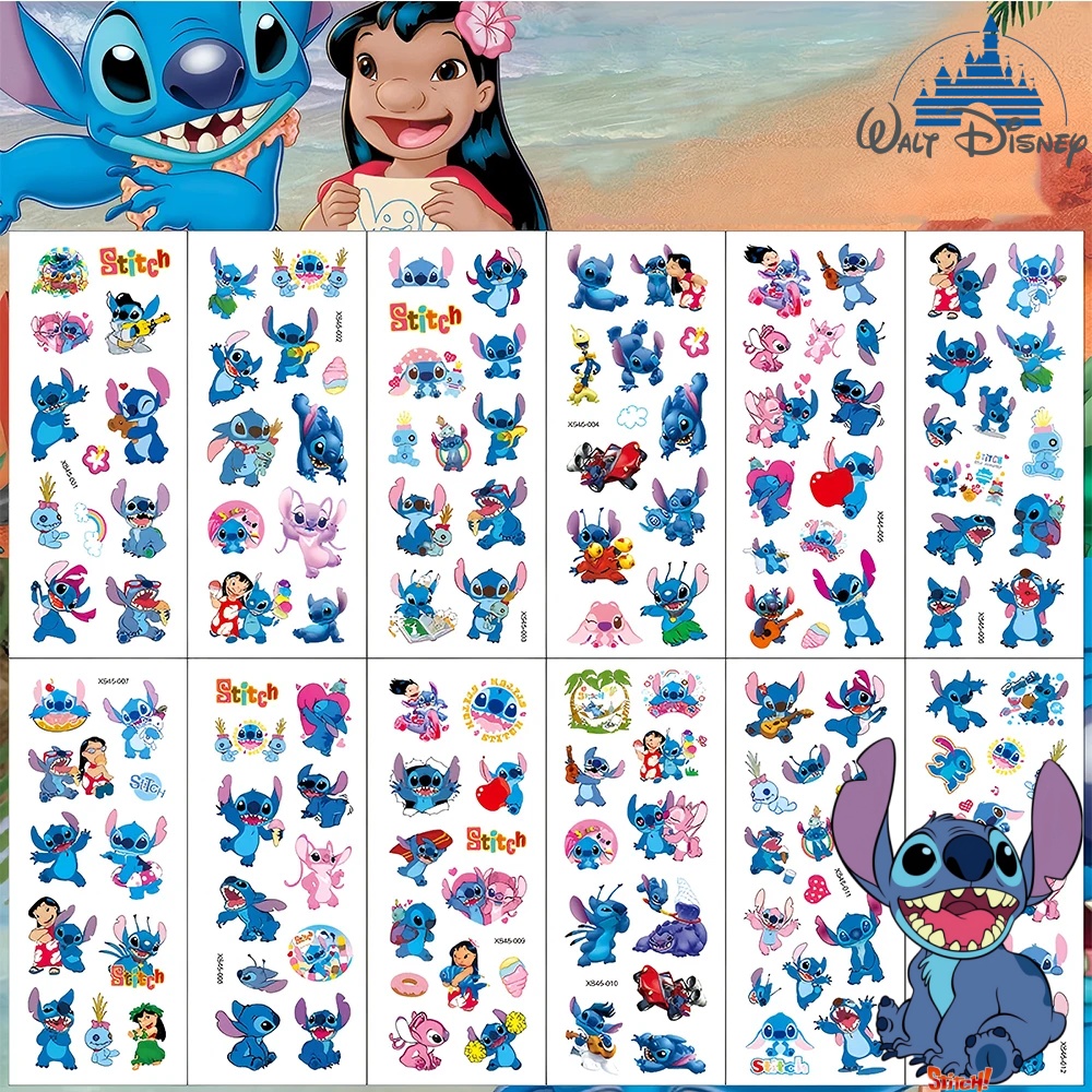 Laptop Accessories Diy - 48Sheets Cute Disney Lilo Stitch Stickers