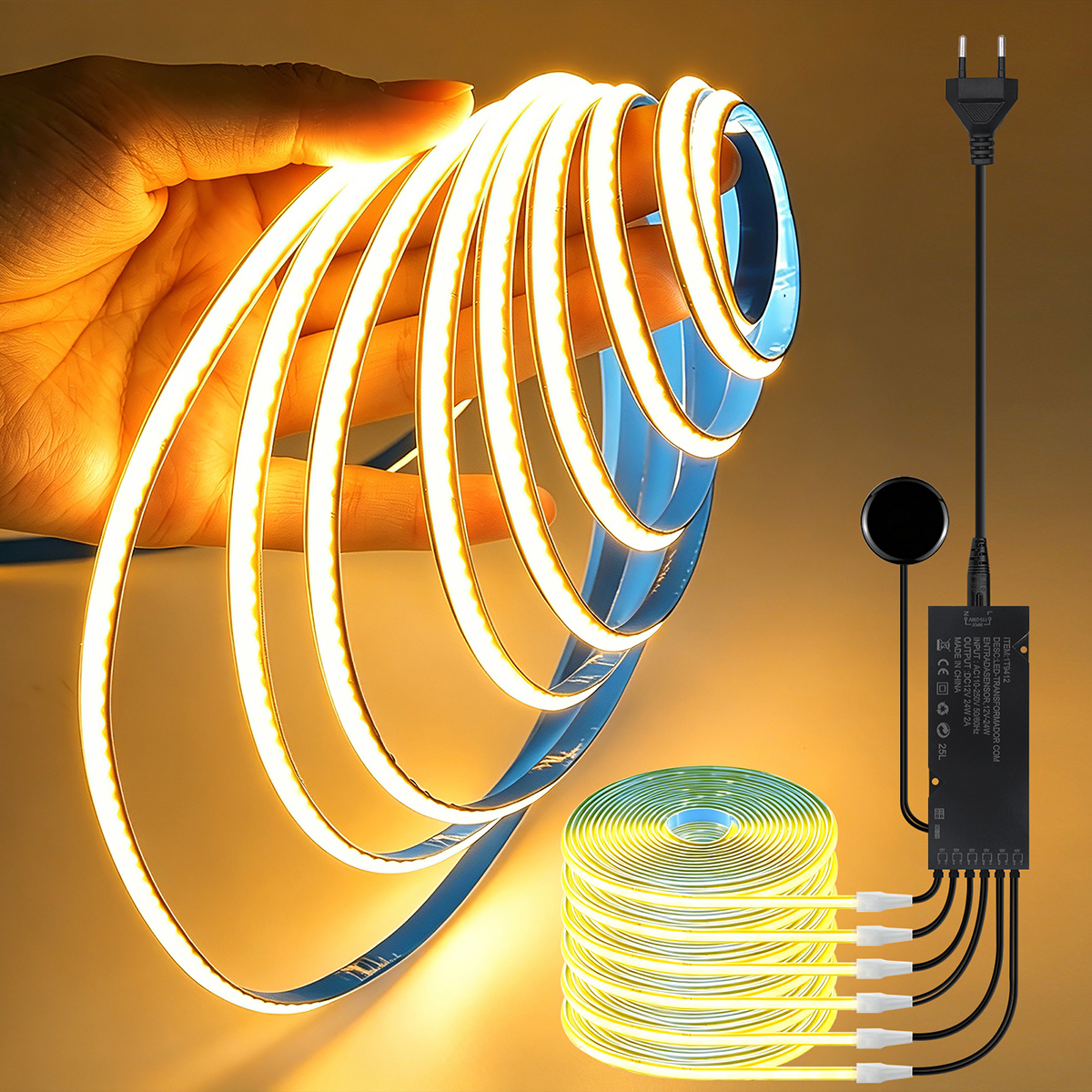 Laptop Accessories Light - Under Cabinet Free-cut COB LED Strip