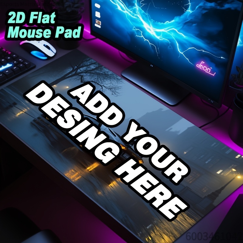 Laptop Accessories Diy - DIY Custom Logo Mouse Pad Washable
