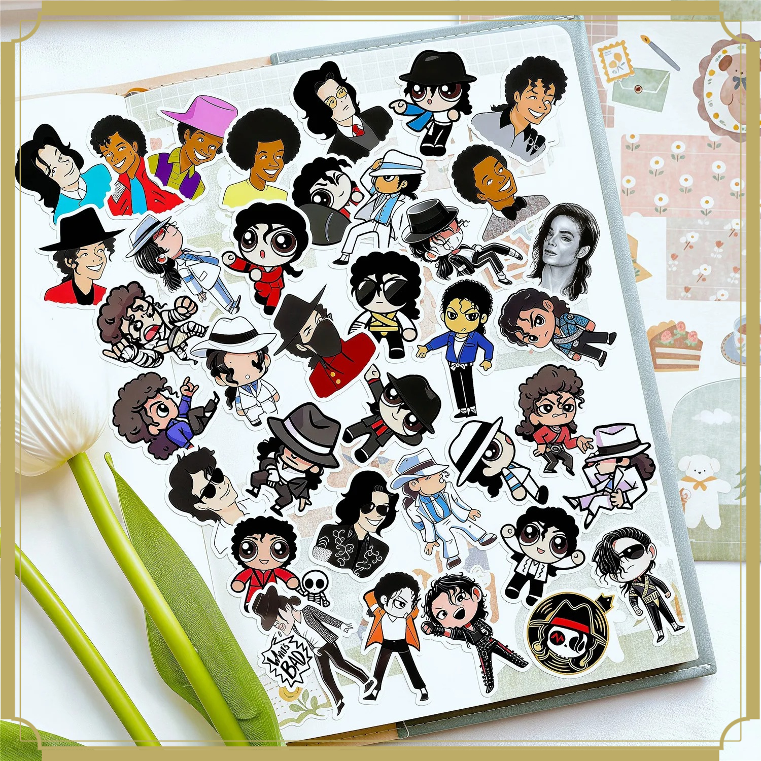 Laptop Accessories Diy - 140PCS DIY Michael Jackson Mini Stickers,