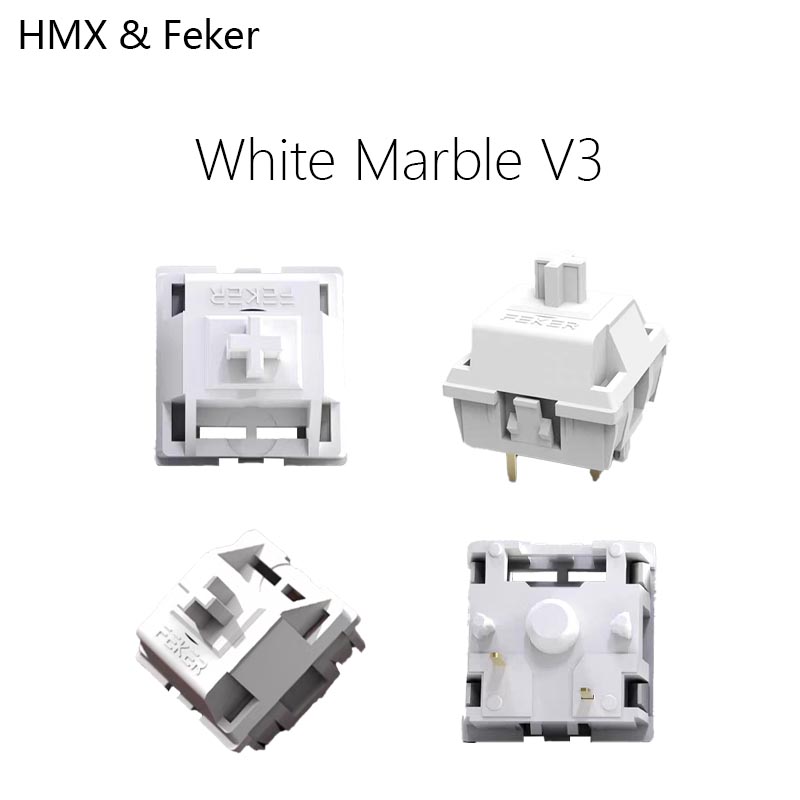 Laptop Accessories Productivity - HMX Feker White Marble V3 Hot