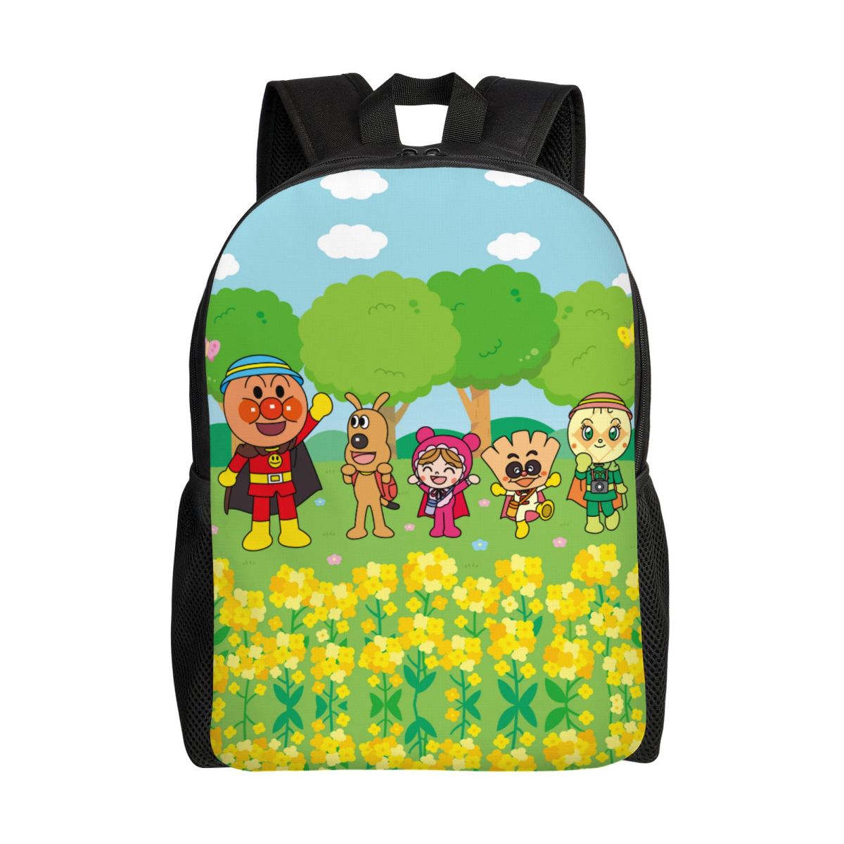 Laptop Accessories For Students - Custom A-Anpanmanes Comic Backpack for Women