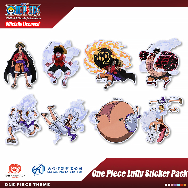 8pcs Official One Piece Luffy  - Laptop Accessories Diy recensione e prezzo