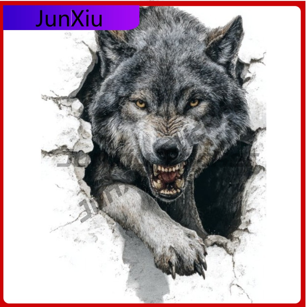 Howling Grey Wolf Peeking Aest - Laptop Unique Accessories recensione e prezzo