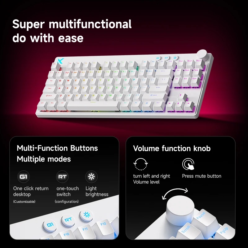 Mchose Mix87 Magnetic Swtich K - Laptop Accessories Productivity recensione e prezzo