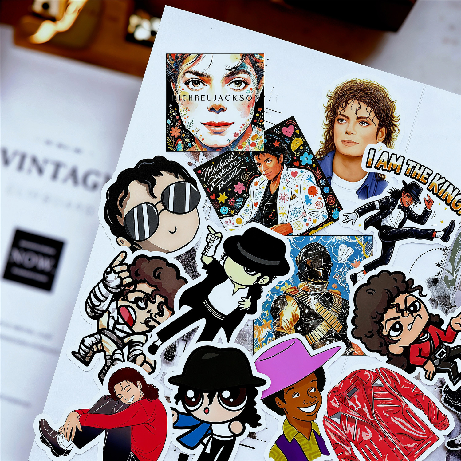 Decorative MJ Stickers 140PCS  - Laptop Accessories Diy recensione e prezzo