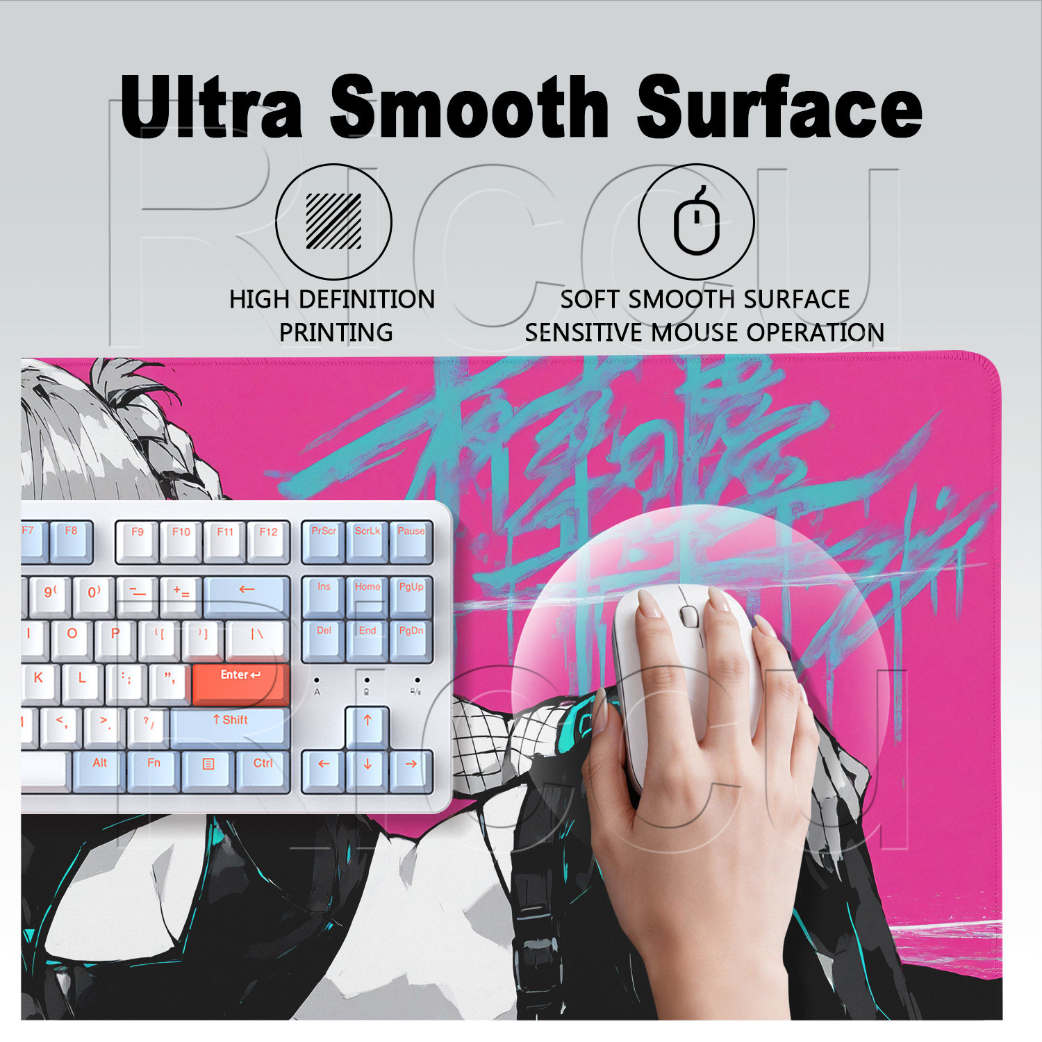 XXL Manga Laptop Keyboard Mat  - Laptop Accessories Productivity recensione e prezzo