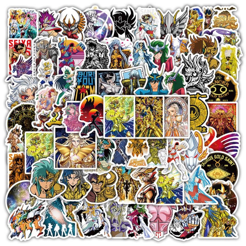 101Pcs Saint Seiya Anime Stick - Laptop Accessories Diy recensione e prezzo