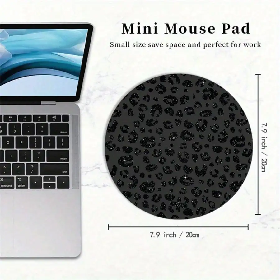 Black Leopard Print Cute Mouse - Laptop Accessories Officeworks recensione e prezzo