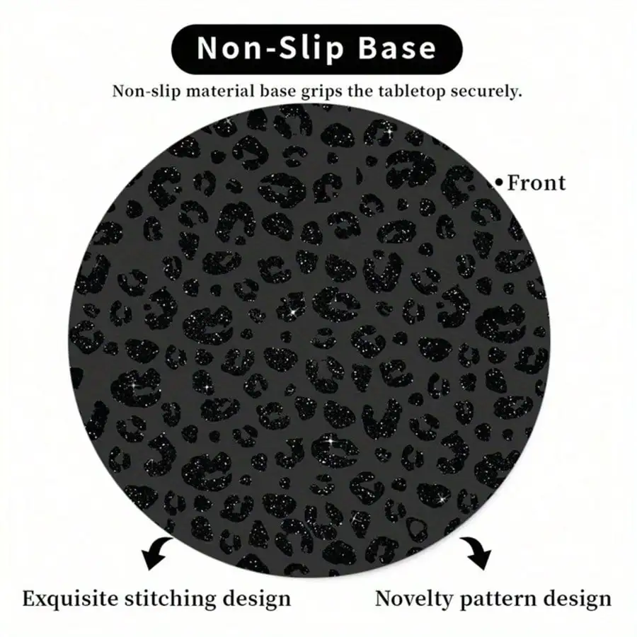 Black Leopard Print Cute Mouse - Laptop Accessories Officeworks recensione e prezzo