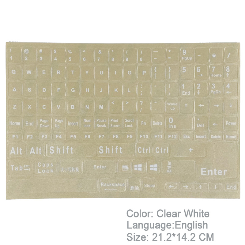 SR English Full 120 Keys Matte - Laptop Accessories Productivity recensione e prezzo