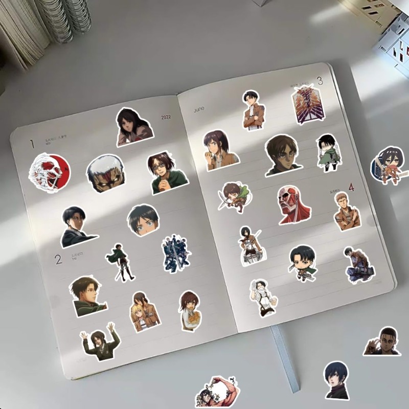 60Pcs Attack on Titan Anime St - Laptop Accessories Diy recensione e prezzo