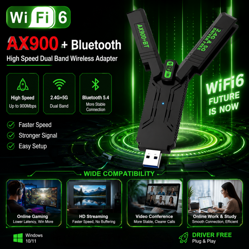 Dual Band Gigabit USB Wireless - Laptop Accessories Productivity recensione e prezzo