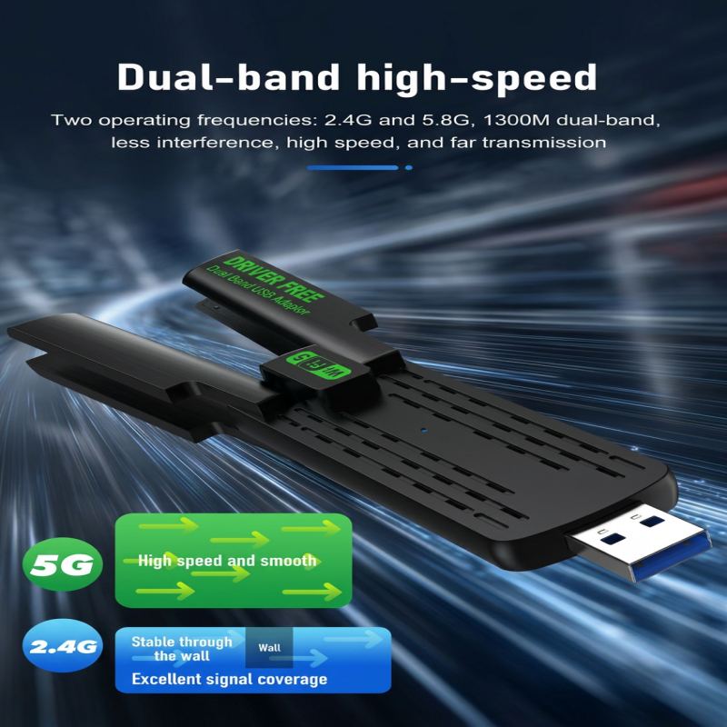 Dual Band Gigabit USB Wireless - Laptop Accessories Productivity recensione e prezzo
