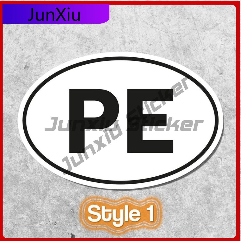 Peru PE Sticker Oval Flag Wate - Laptop Unique Accessories recensione e prezzo