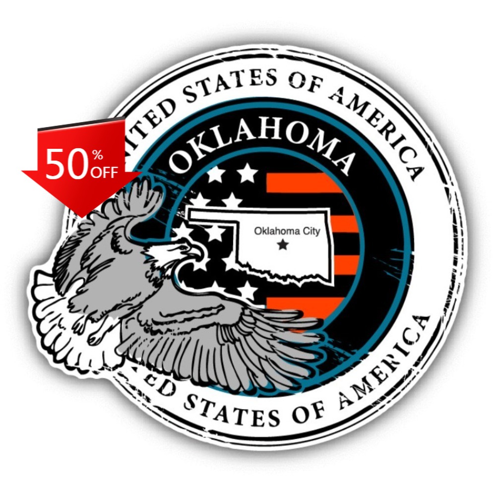Oklahoma USA Grunge Rubber Aes - Laptop Unique Accessories recensione e prezzo