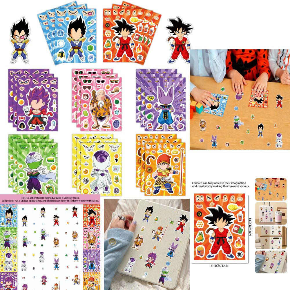 8/32Sheets Anime Dragon Ball S - Laptop Accessories Diy recensione e prezzo