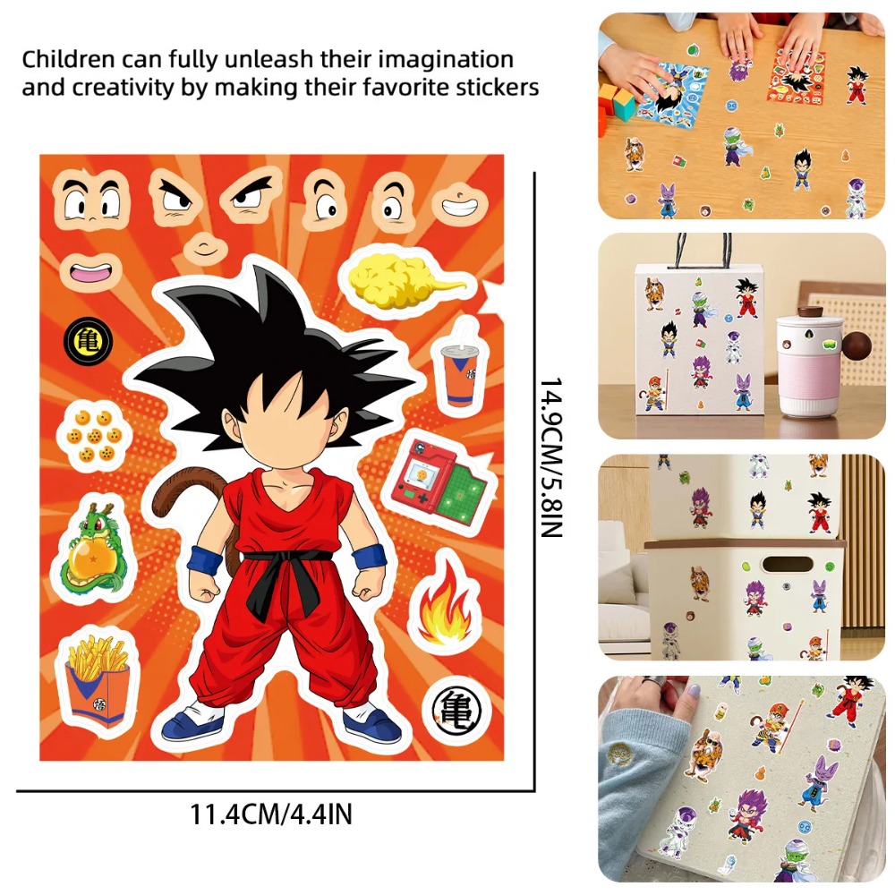 8/32Sheets Anime Dragon Ball S - Laptop Accessories Diy recensione e prezzo