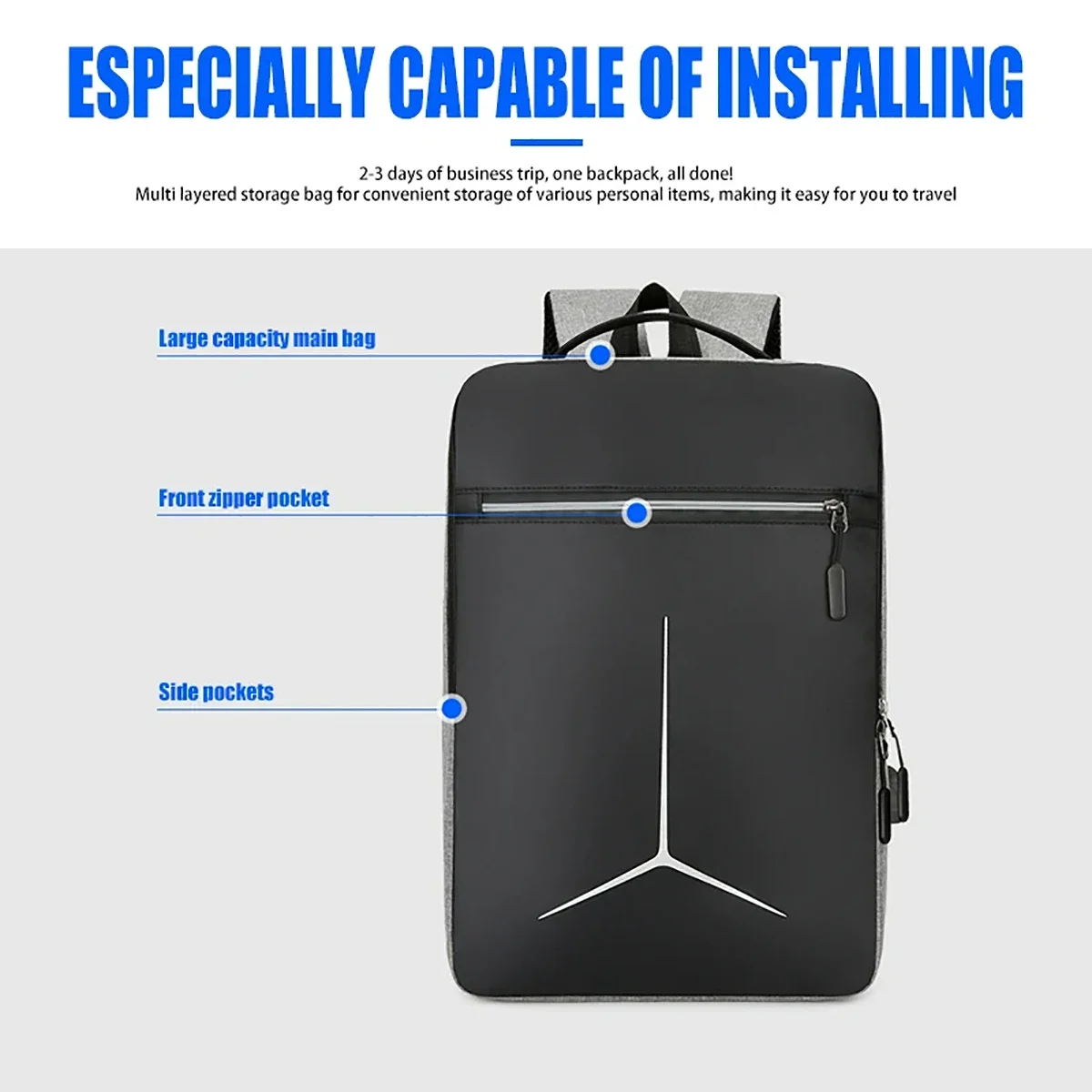 New Anti-theft USB Waterproof  - Laptop Bag Waterproof recensione e prezzo