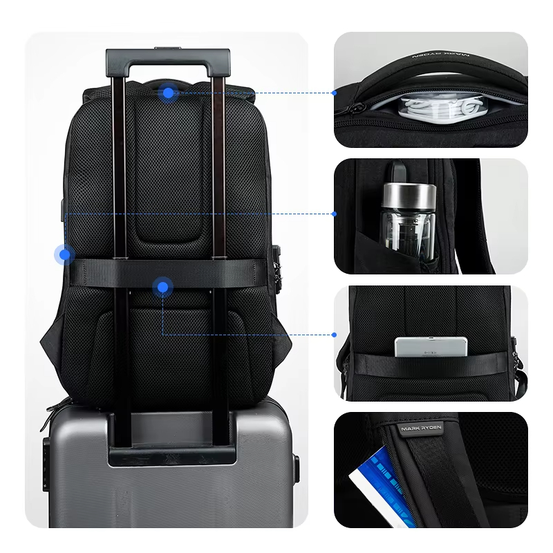 Mark Ryden Men Backpack Busine - Laptop Bag Waterproof recensione e prezzo