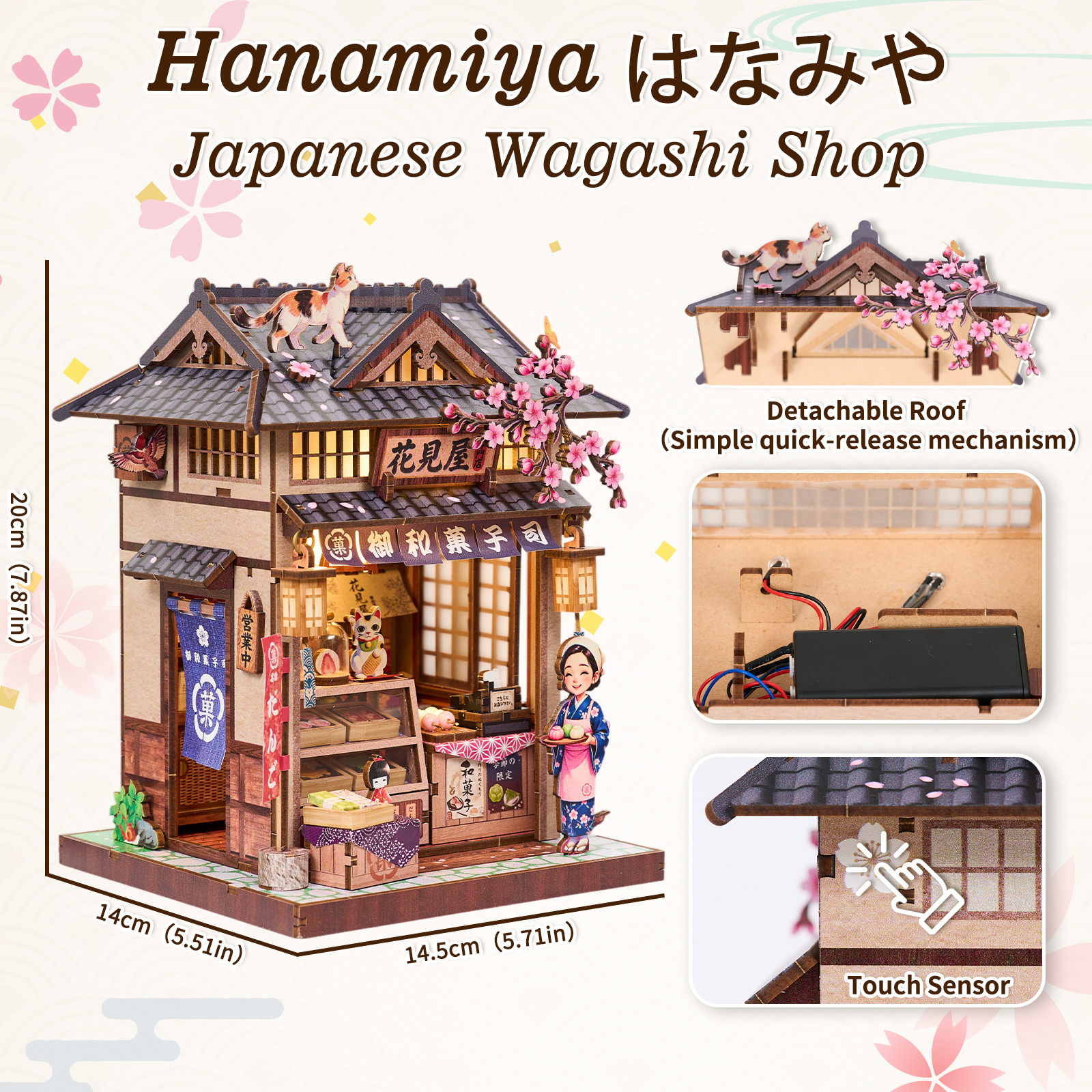 DIY Book Nook Kit Hanamiya Jap - Laptop Accessories Light recensione e prezzo
