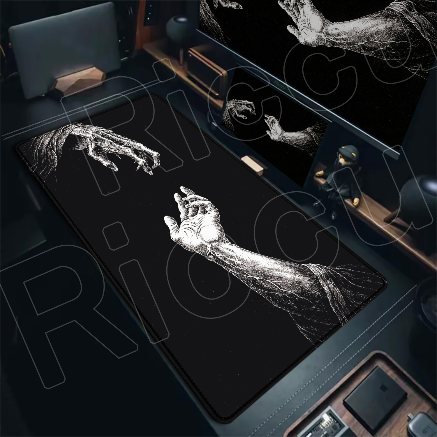 HD Large Black White XXL Gothi - Laptop Accessories Productivity recensione e prezzo