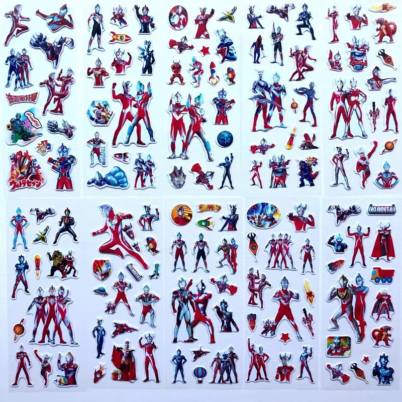 10pcs Cartoon Ultraman 3D Bubb - Laptop Accessories Diy recensione e prezzo