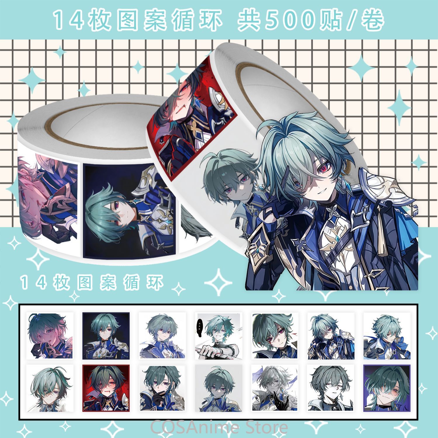 Anime Lohen Genshin Impact Q V - Laptop Accessories Diy recensione e prezzo